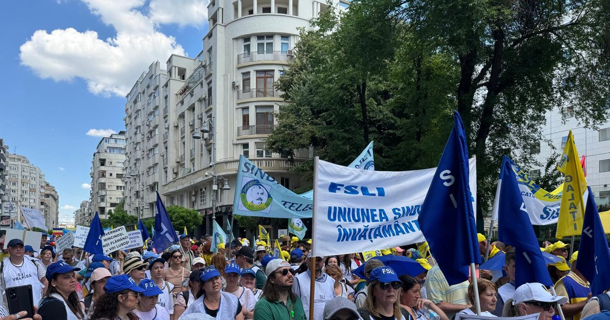160.000 de profesori cer anularea austerității, dar inițiativa se lovește de Constituție