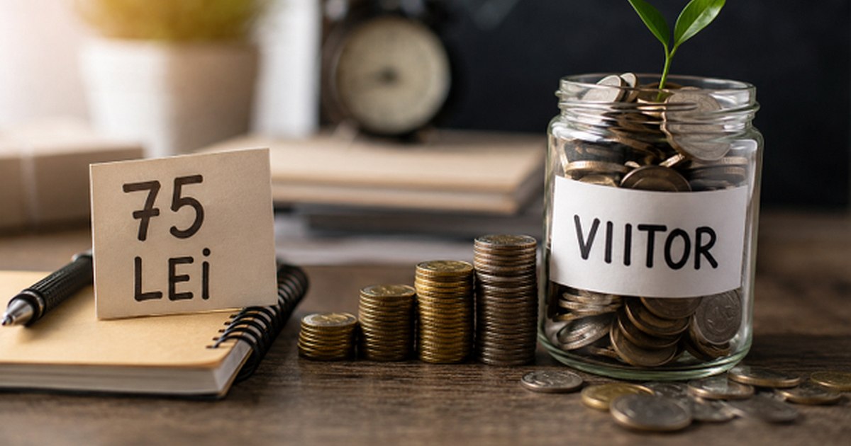 75 de lei investiți acum pot face diferența pe termen lung. Iată cum începi