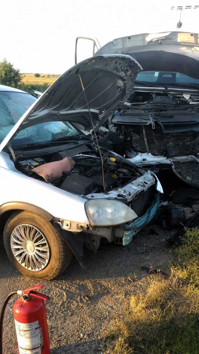 Accident pe A1, între un microbuz și un autoturism: cinci persoane rănite