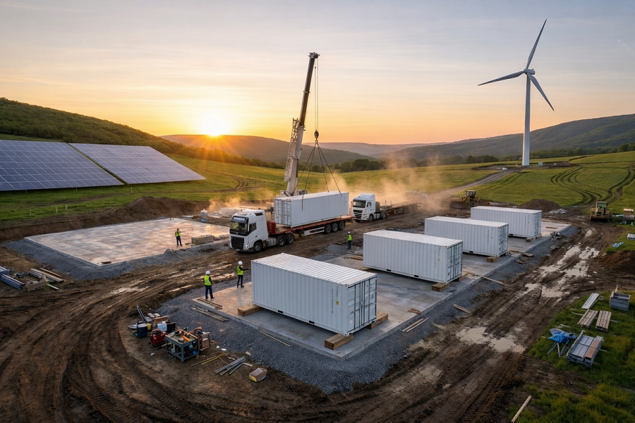 AJ BRAND instalează baterii de stocare de 2.400 MWh în România, proiecte gata peste un an