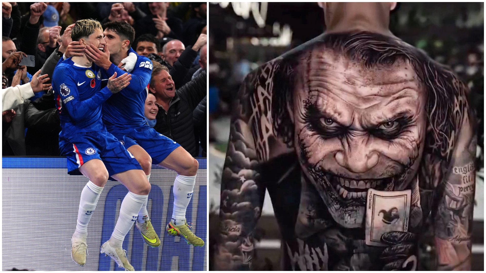 Alejandro Garnacho și-a tatuat Jokerul pe spate: „Why so serious?”