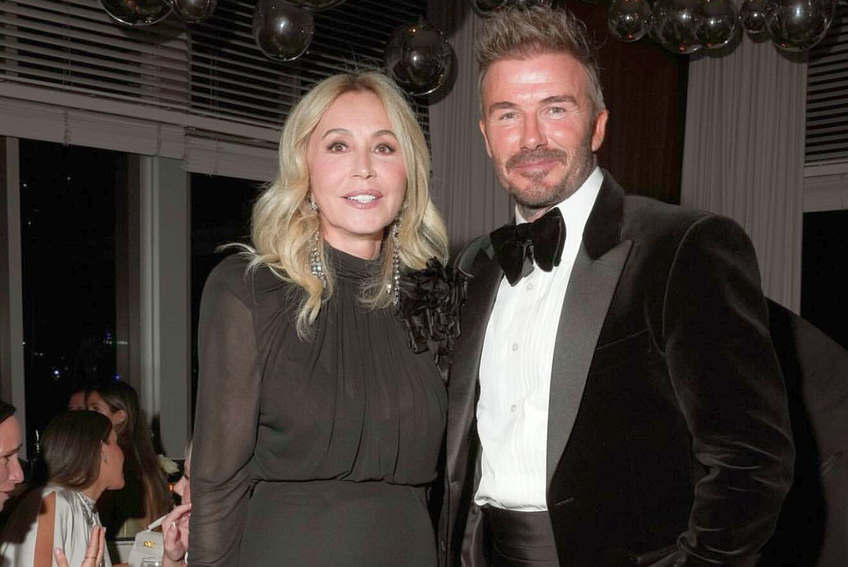 Anastasia Soare, prezentă la ceremonia lui David Beckham pe Hollywood Walk of Fame
