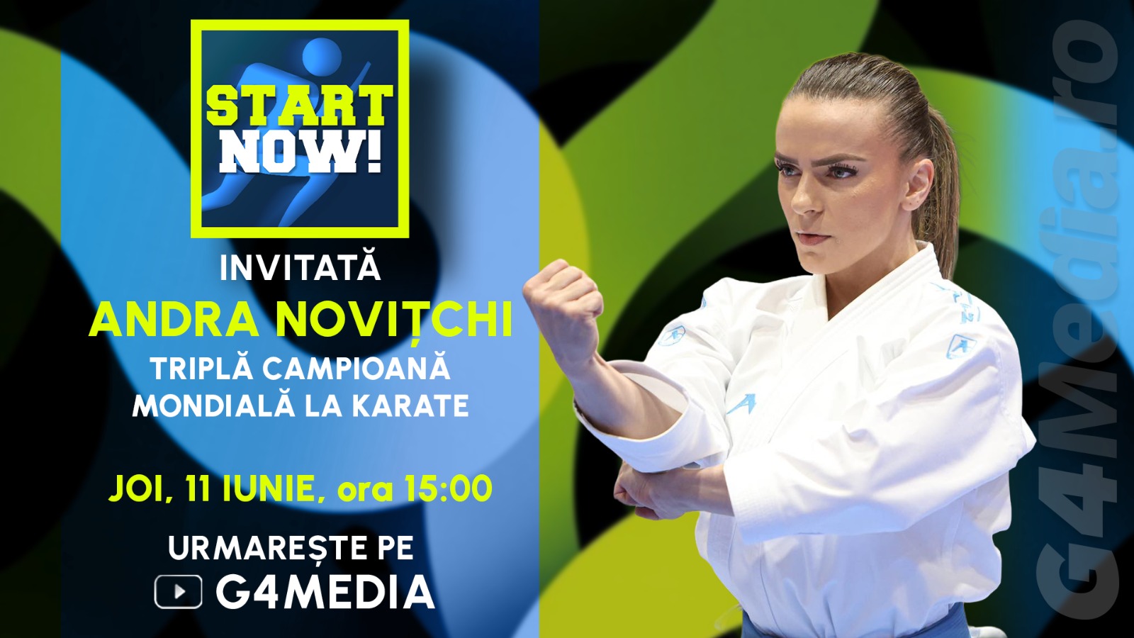 Andra Novițchi, de trei ori campioană mondială la karate, vrea să antreneze gratis copiii