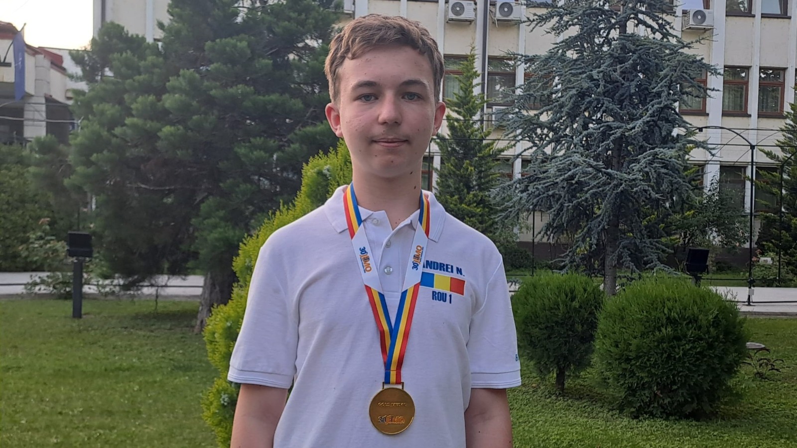 Andrei Nemțișor, 14 ani, medalie de aur cu punctaj maxim la Olimpiada Balcanică de Matematică