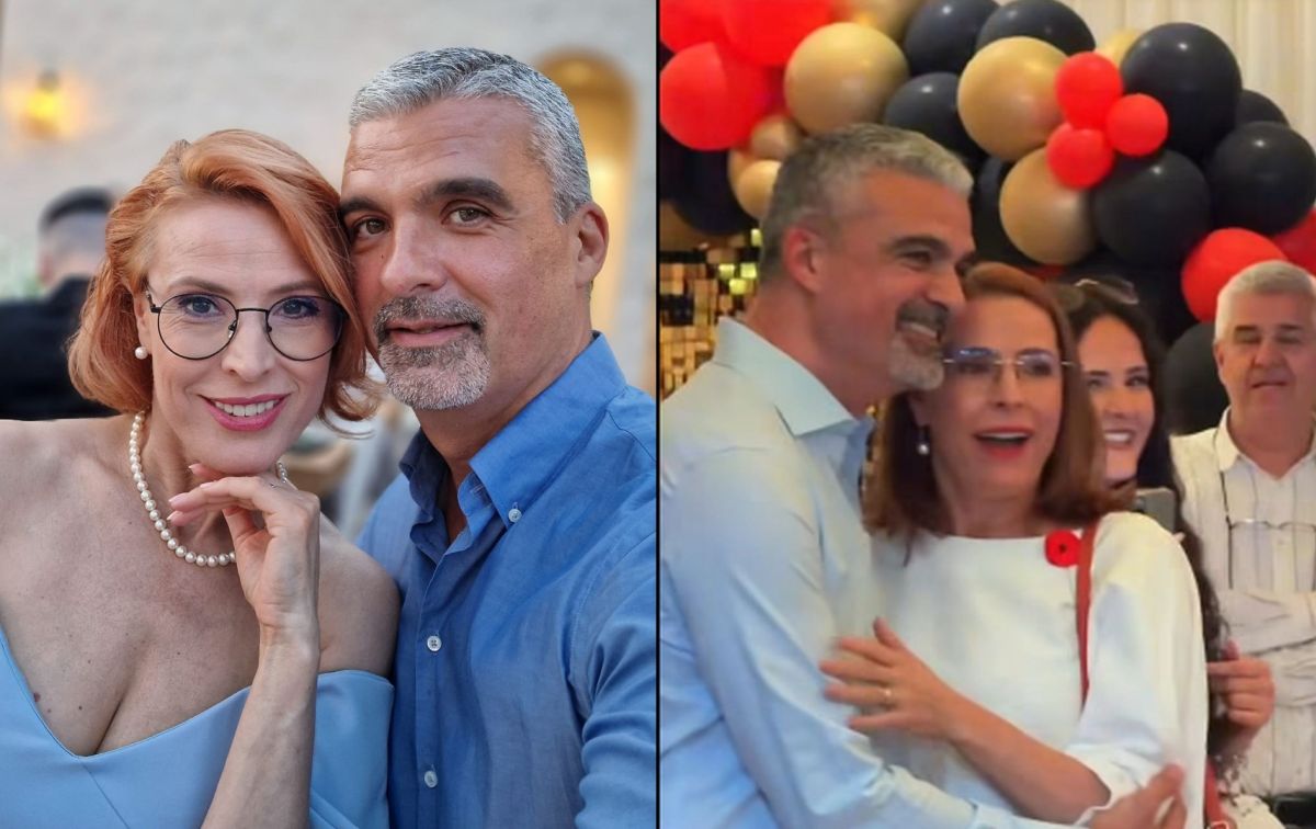 Aurelian Temișan i-a făcut o petrecere-surpriză Monicăi Davidescu la 20 de ani de căsnicie, cu peste 250 de invitați