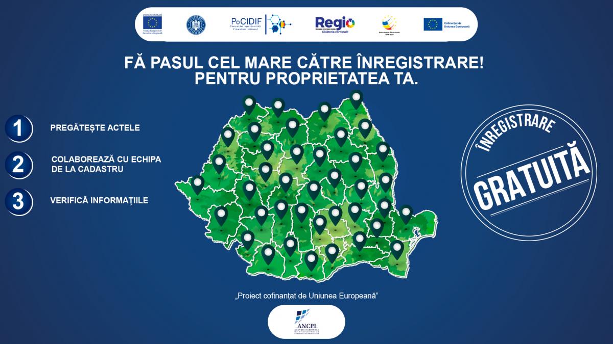 Cadastru gratuit pentru proprietăți: cum afli dacă localitatea ta este inclusă în program
