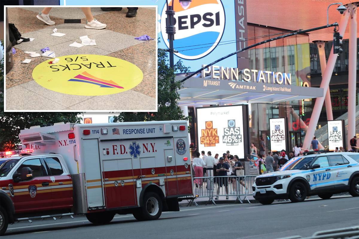 Cinci persoane, înjunghiate într-un atac cu cuțitul în gara Penn Station din New York