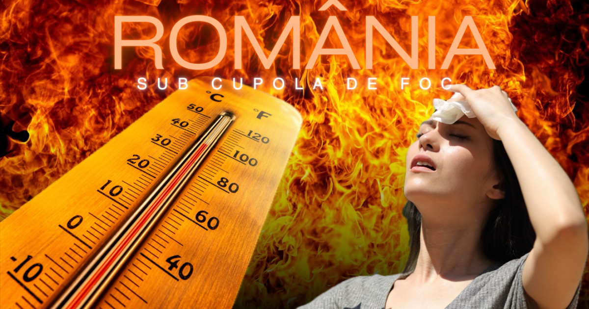 Cod roșu de caniculă în aproape jumătate din România, de luni temperaturi până la 41°C