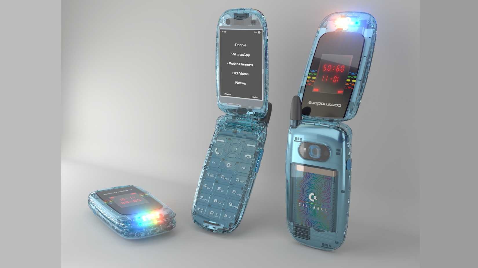 Commodore revine cu un telefon cu clapetă pentru detoxifierea digitală, la 2.500 de lei