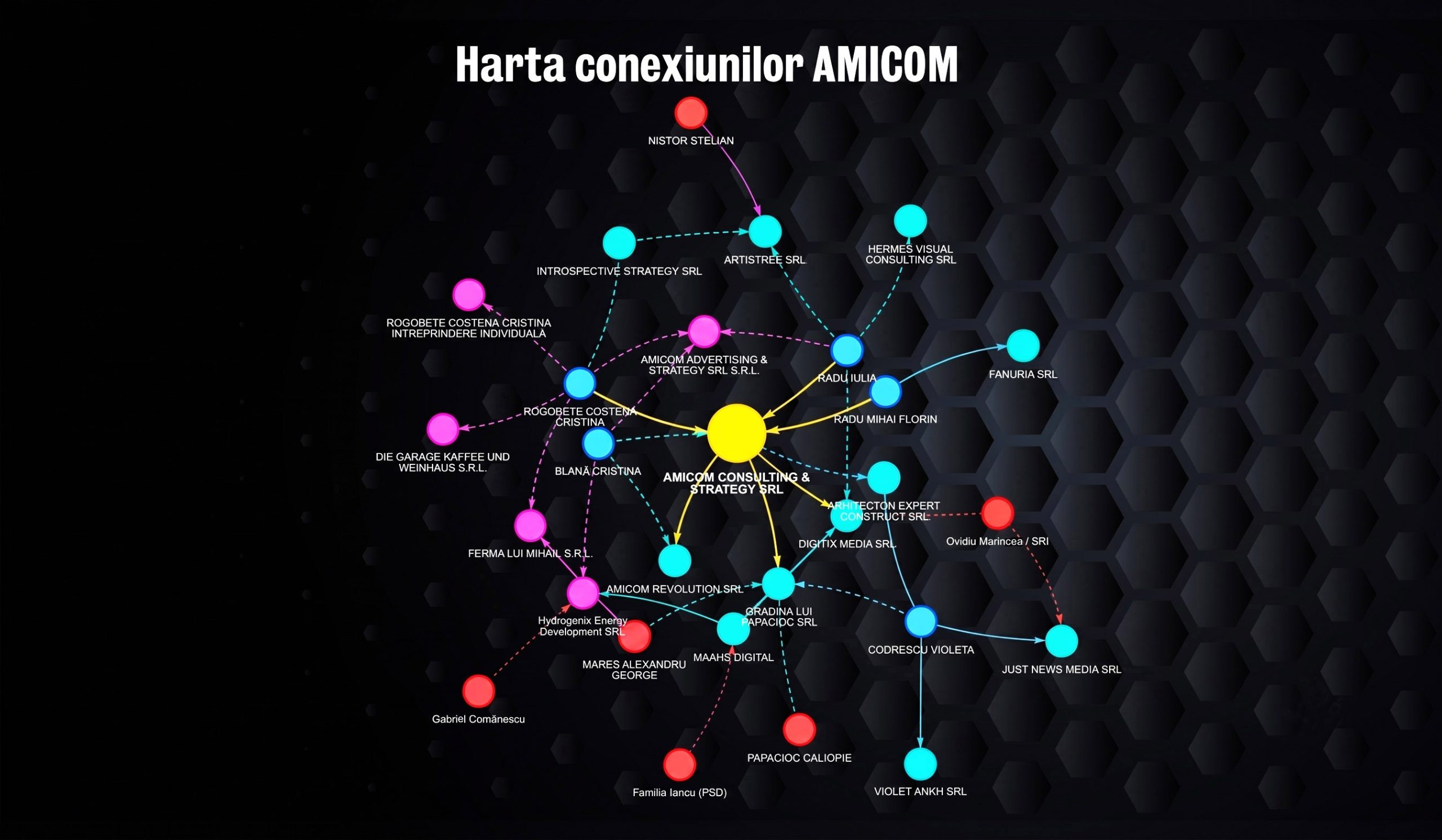 Conexiunile firmei Amicom: contracte de milioane de euro cu statul și legături cu politicieni și SRI