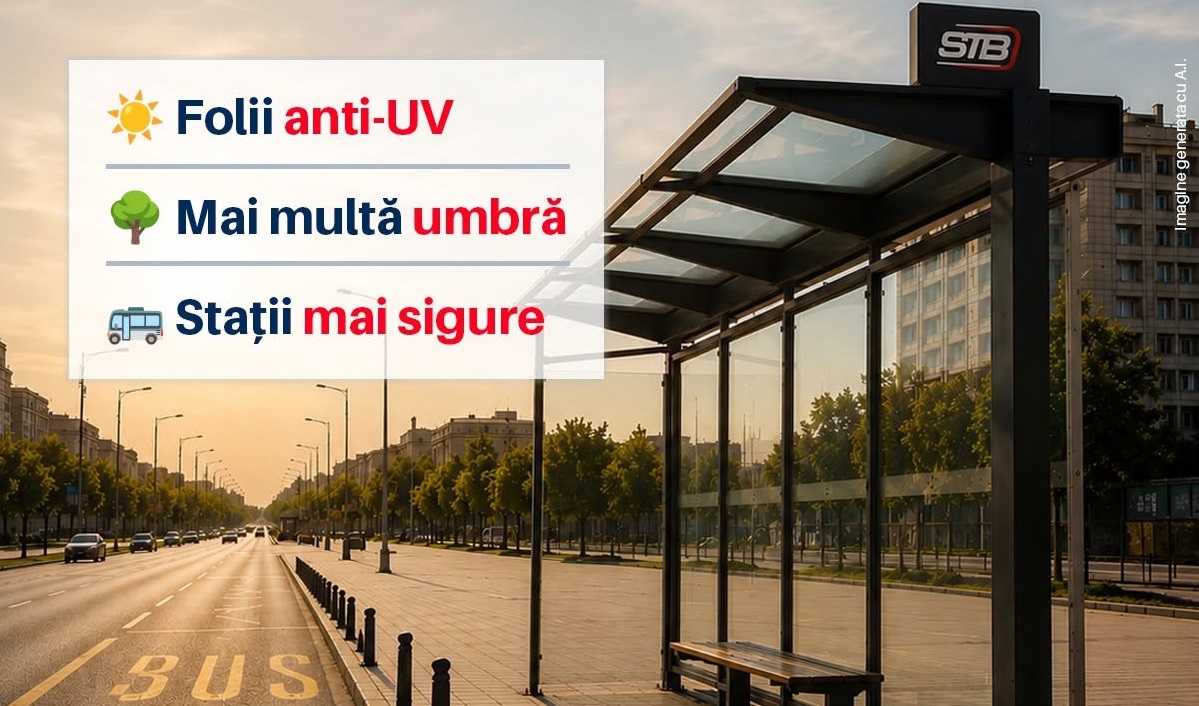 Consilier USR propune folii de protecție solară în stațiile STB din București