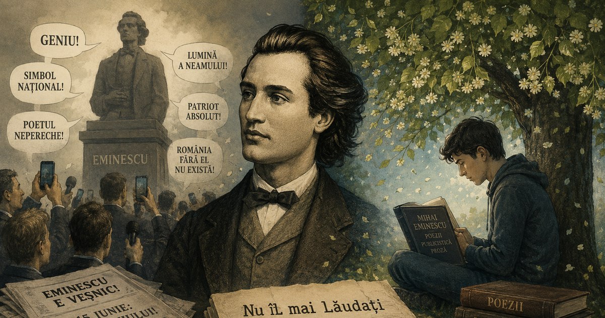 Critică la adresa celebrării superficiale a lui Eminescu: „Nu îl mai lăudați, citiți-l”