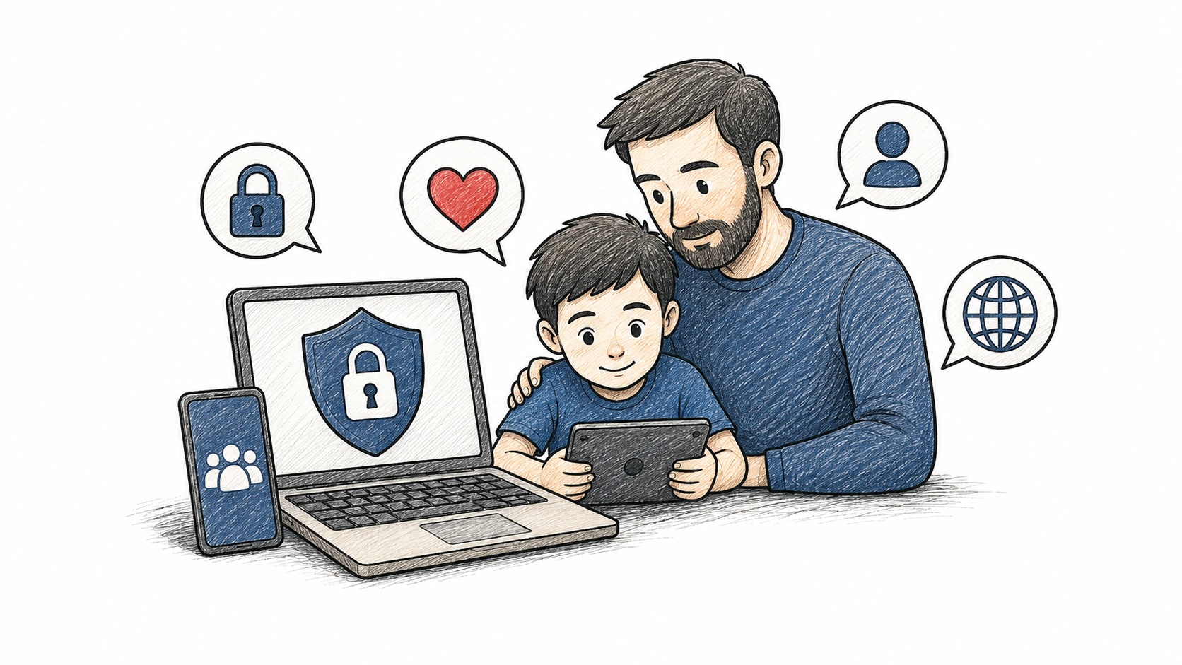 Cum îți securizezi copilul online fără a-l transforma într-un „proiect” de supraveghere