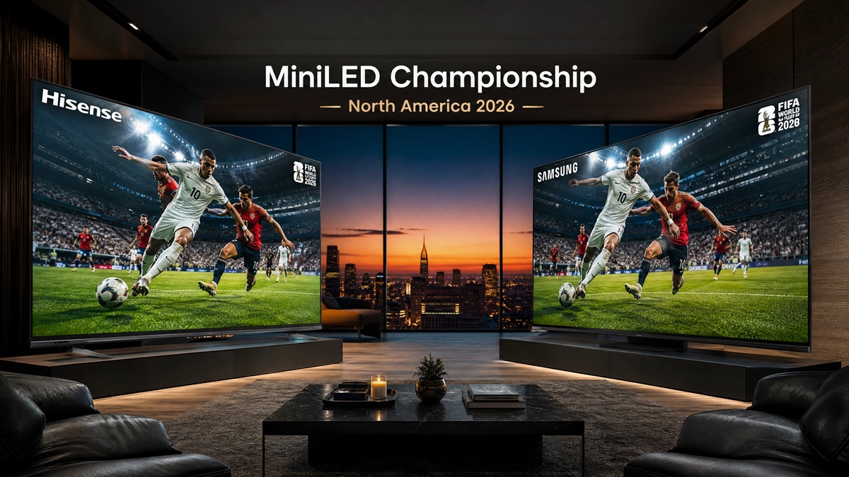 Cupa Mondială 2026, câmp de luptă pentru lideria MiniLED: Hisense vs Samsung