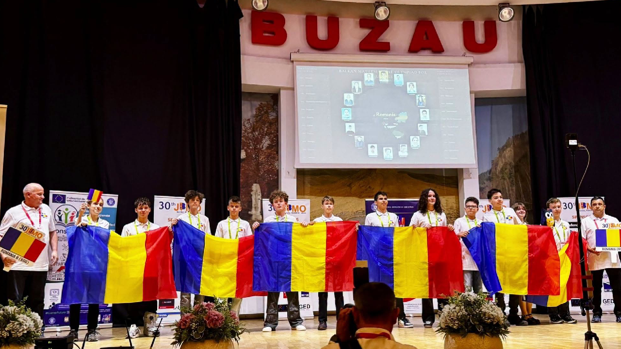 Elev din Iași, medalie de aur cu punctaj maxim la Olimpiada Balcanică de Matematică pentru Juniori