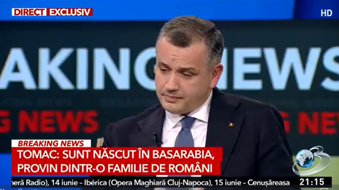 Eugen Tomac a renunțat la cetățenia ucraineană pentru a obține cetățenia Republicii Moldova; a plâns în interviu vorbind despre copilărie