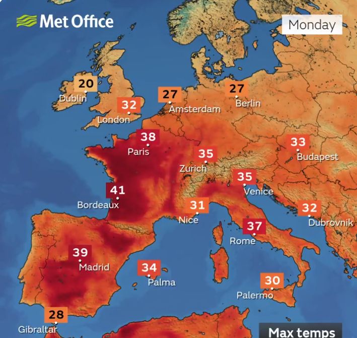 Europa, sub un nou val de căldură: alerte de caniculă în Franța, Spania, Germania și România