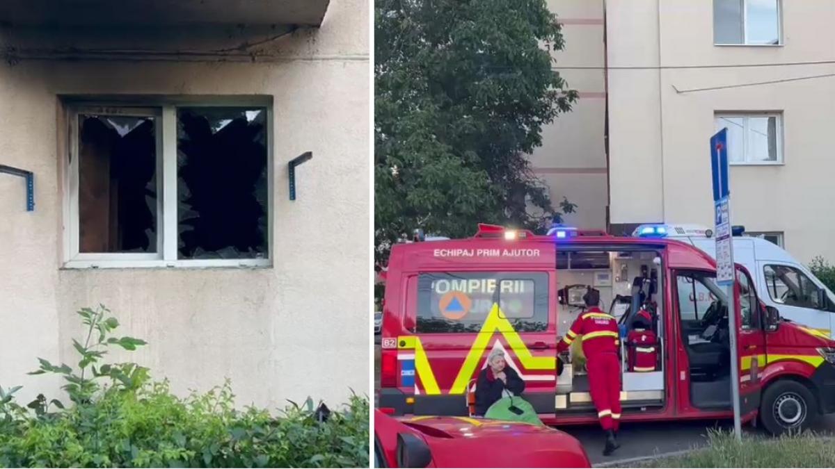 Explozie într-un bloc din Timișoara, provocată de o trotinetă electrică: 43 de persoane evacuate