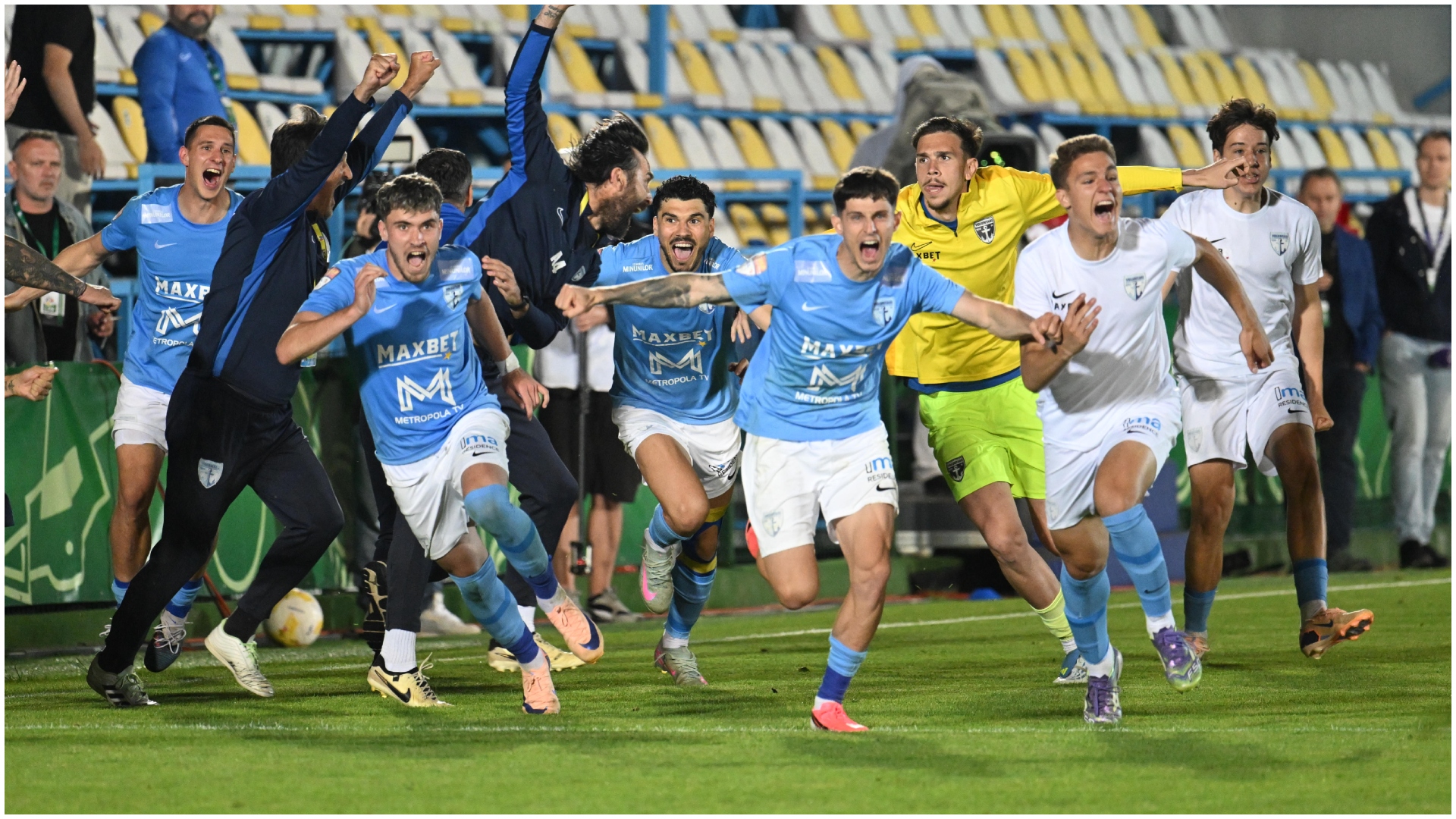 FC Voluntari promovează în SuperLigă după un baraj dramatic cu Hermannstadt; cota 12.00 la calificare în minutul 52
