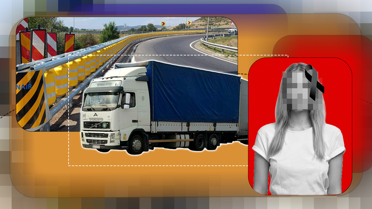 Femeie de 41 de ani din Bihor, decedată pe A1 după ce TIR-ul frigorific a lovit parapetul. Anchetatorii iau în calcul un stop cardio-respirator