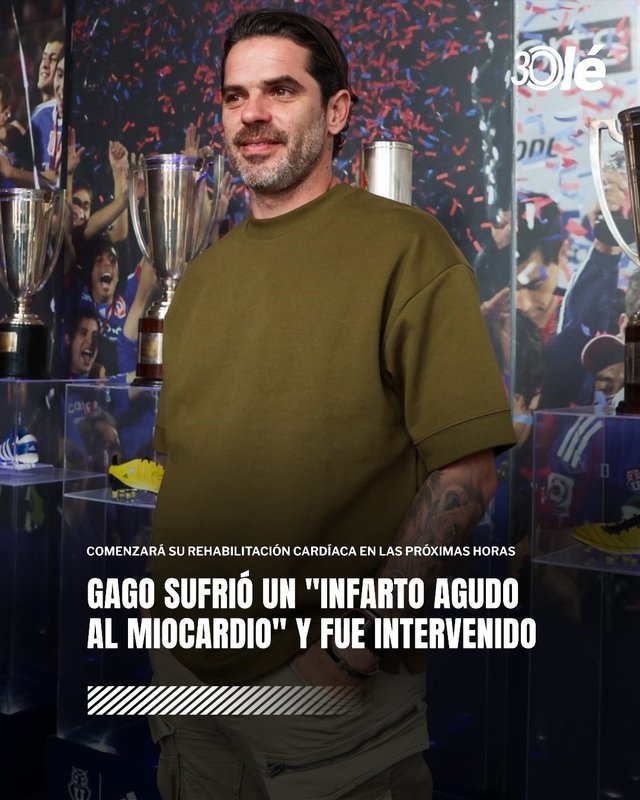 Fernando Gago, antrenorul lui Universidad de Chile, a suferit un infarct și a fost operat