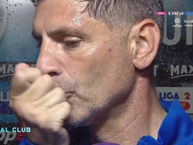 Florin Pîrvu promovează în SuperLigă la doi ani de la moartea soției, emoționat până la lacrimi