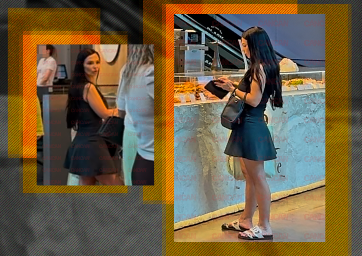 Francisca, soția lui TJ Miles, surprinsă la shopping în mall Băneasa, la cinci luni după ce a devenit mamă