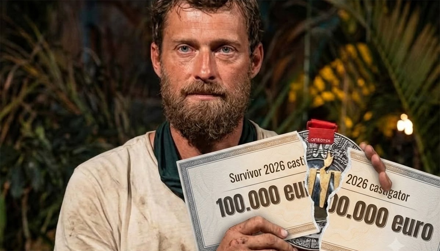 Gabi Tamaș a câștigat 55.000 de euro la Survivor 2026, pe lângă premiul de 100.000 de euro