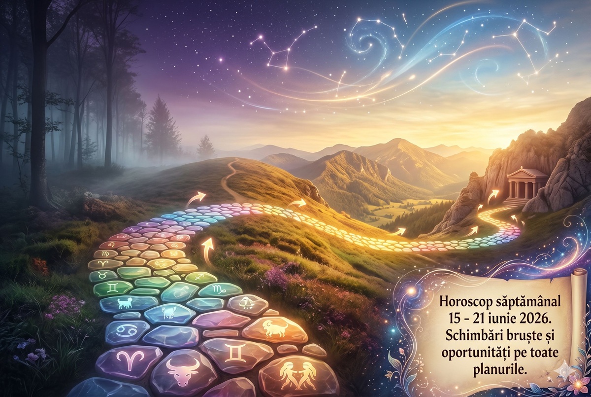 Horoscop săptămânal 15 – 21 iunie 2026: schimbări bruște și oportunități pentru toate zodiile