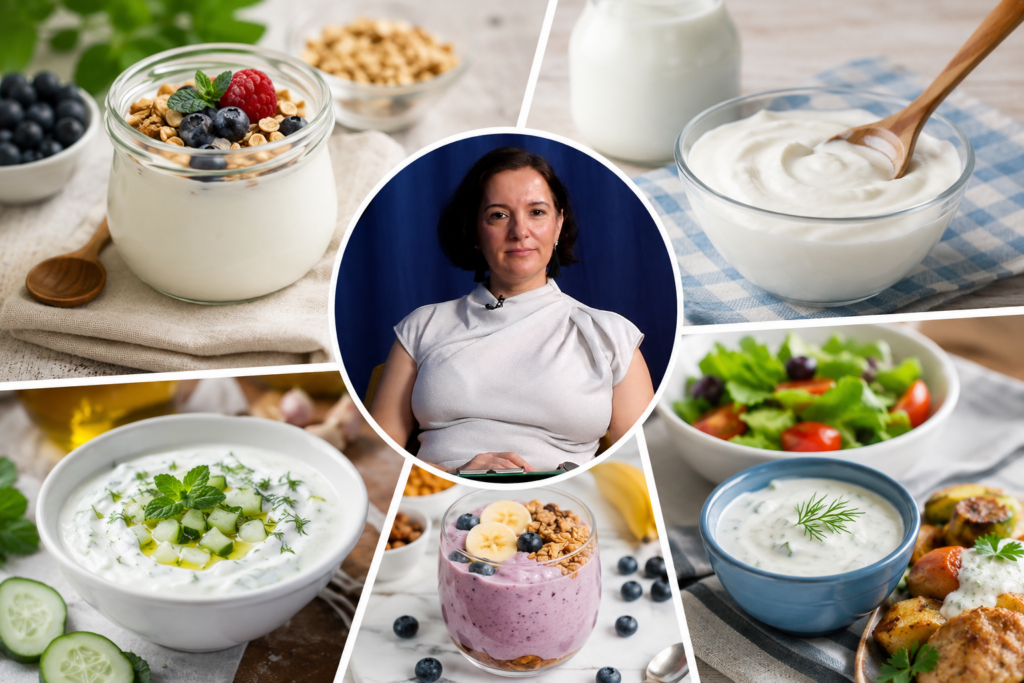 Iaurtul zilnic: beneficii și recomandări ale nutriționistului Tania Fântână