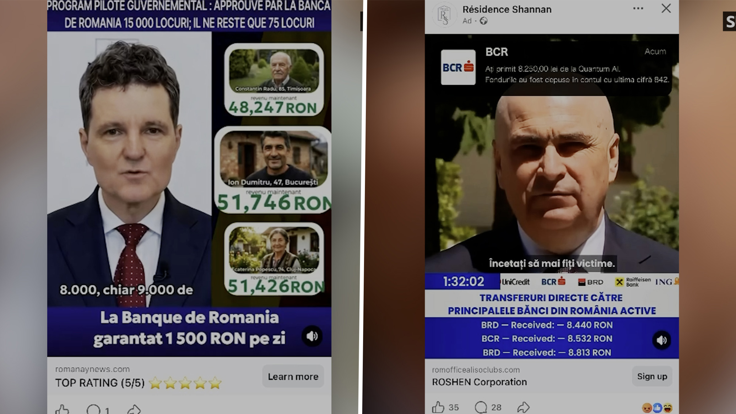 Înșelătorie online cu imaginea lui Nicușor Dan și Ilie Bolojan: promisiuni false de câștiguri de 170.000 lei/lună