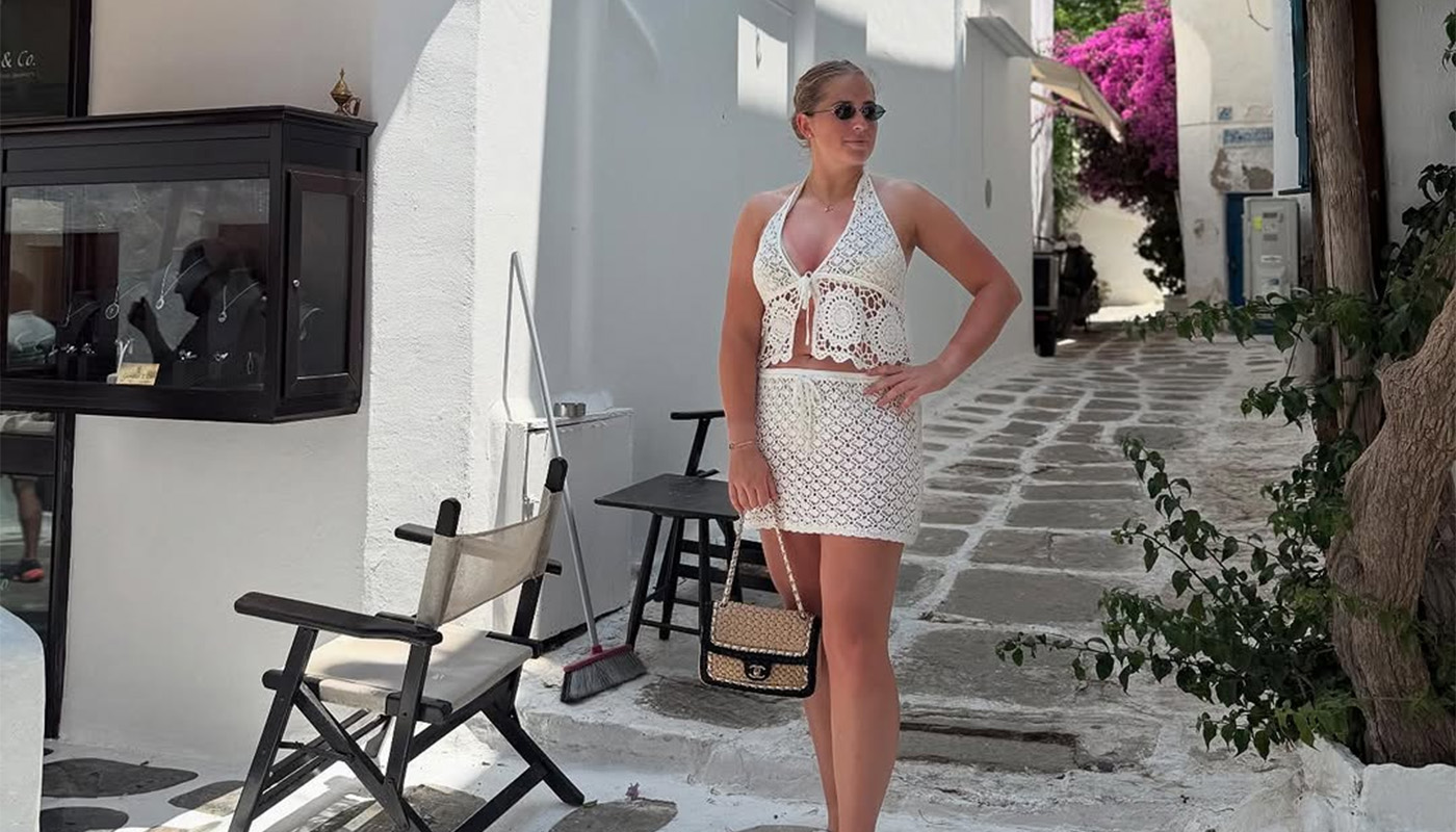 Jelena Ostapenko, apariție incendiară în bikini argintii pe insula Mykonos, unde a fost și Simona Halep