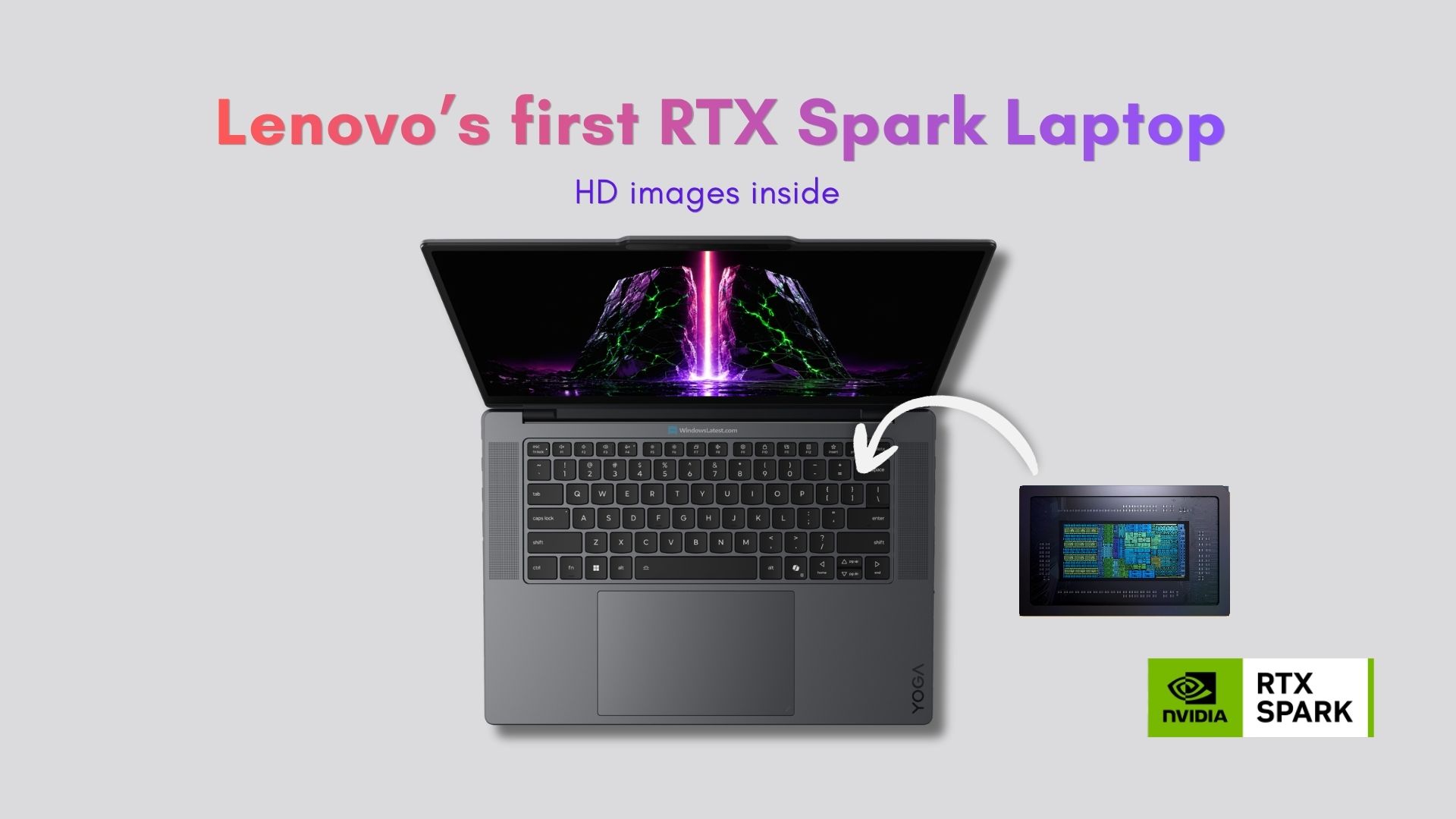 Lenovo Yoga Pro 9n, primul laptop cu NVIDIA RTX Spark, rival pentru MacBook Pro