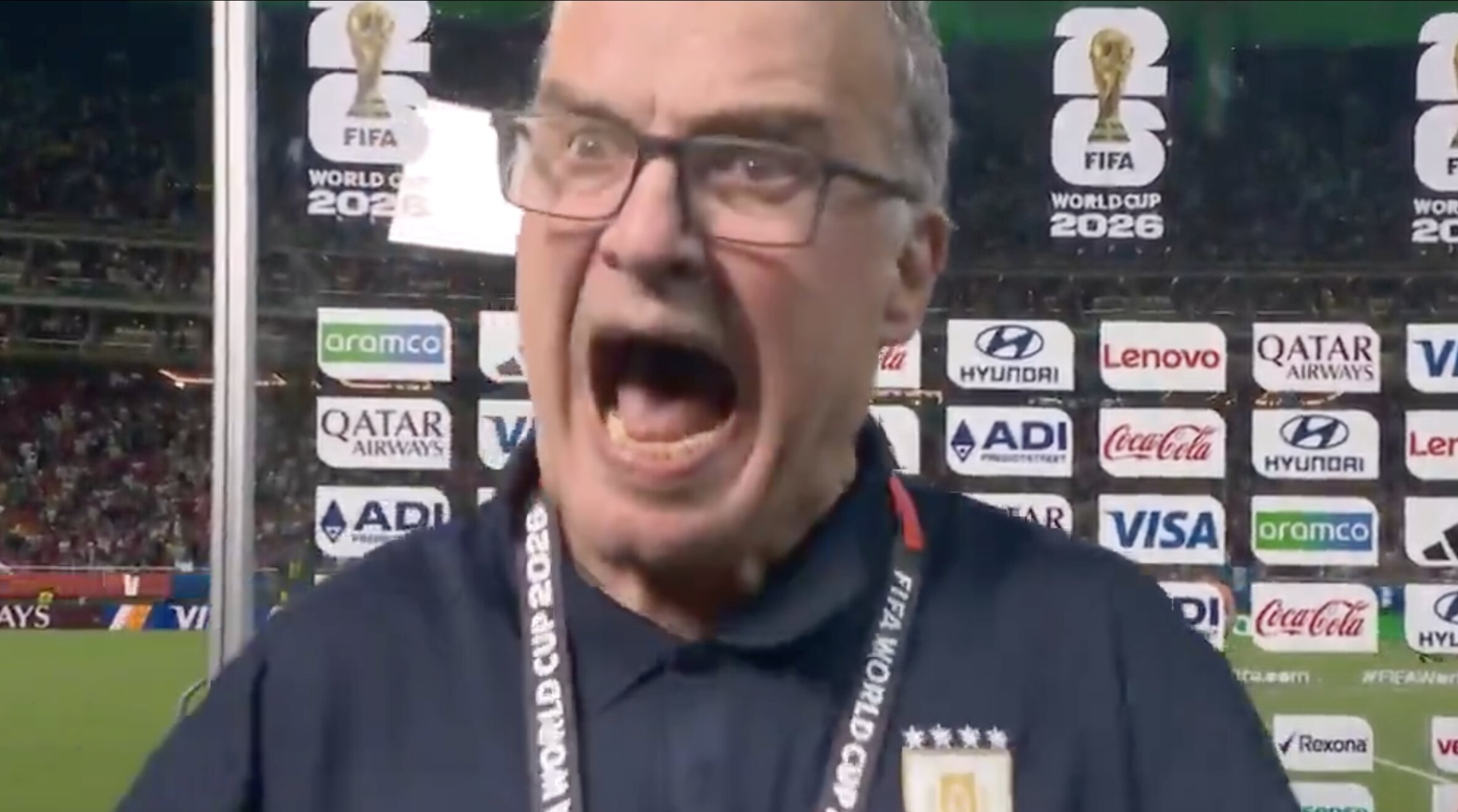 Marcelo Bielsa, criză de nervi în direct după eliminarea Uruguayului de la CM 2026