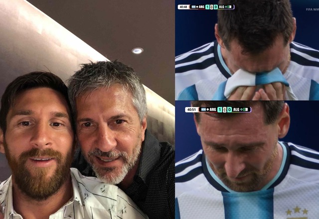 Messi a plâns după golul cu Algeria din cauza problemelor de sănătate ale tatălui său