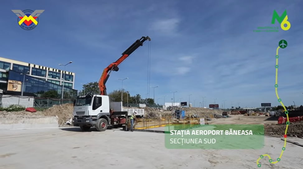 Metroul de Otopeni: Lucrări la 68% pe secțiunea sudică și 33% pe cea nordică în mai 2025