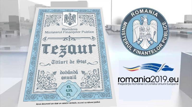 Ministerul Finanțelor lansează o nouă ediție TEZAUR, cu dobânzi de până la 7,25% pe an