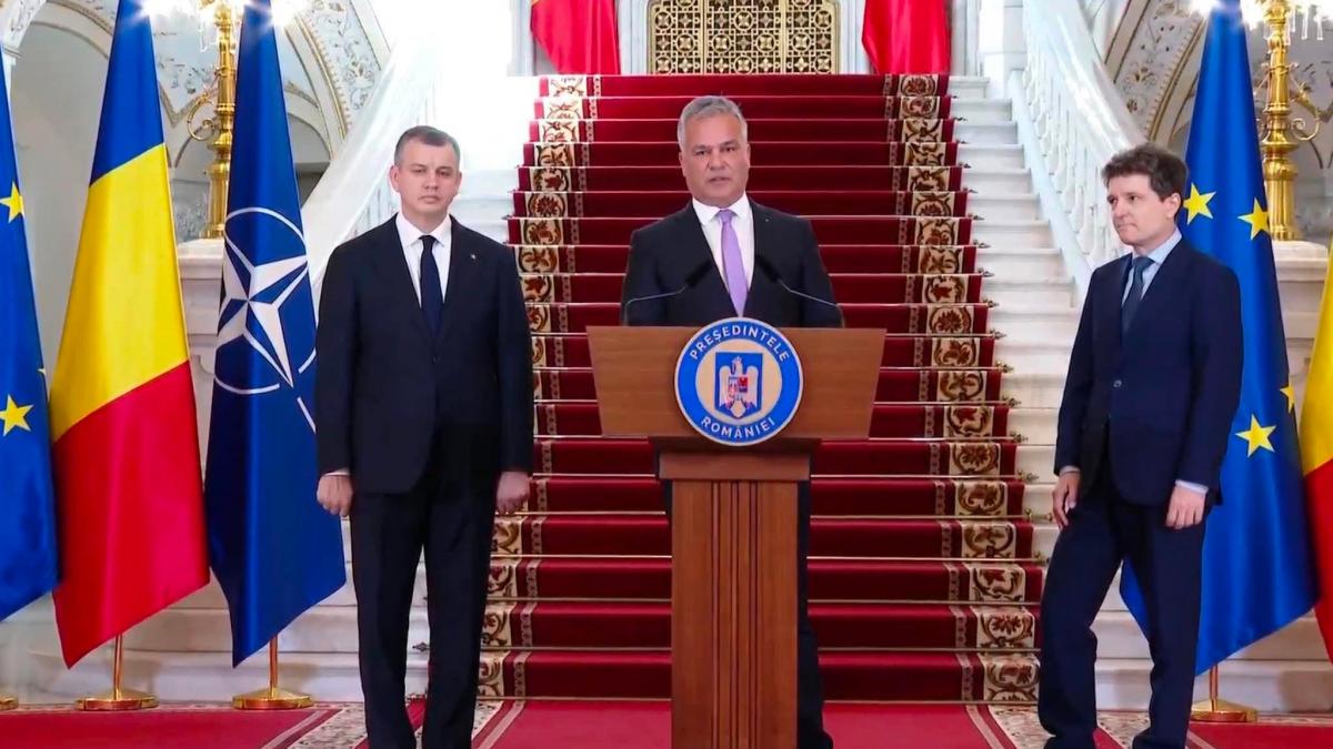 Nicușor Dan îl desemnează premier pe liberalul Adrian Veștea, după ce Eugen Tomac și-a depus mandatul