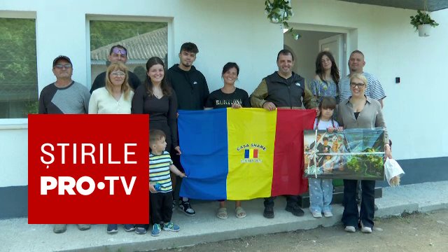 O familie din Iași, rămasă fără casă în urma unui incendiu, a primit o locuință nouă prin donații