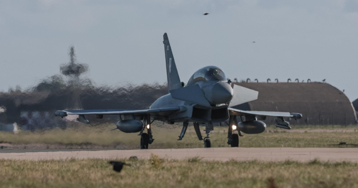 Patru avioane Eurofighter Typhoon italiene au aterizat la Mihail Kogălniceanu pentru misiuni NATO