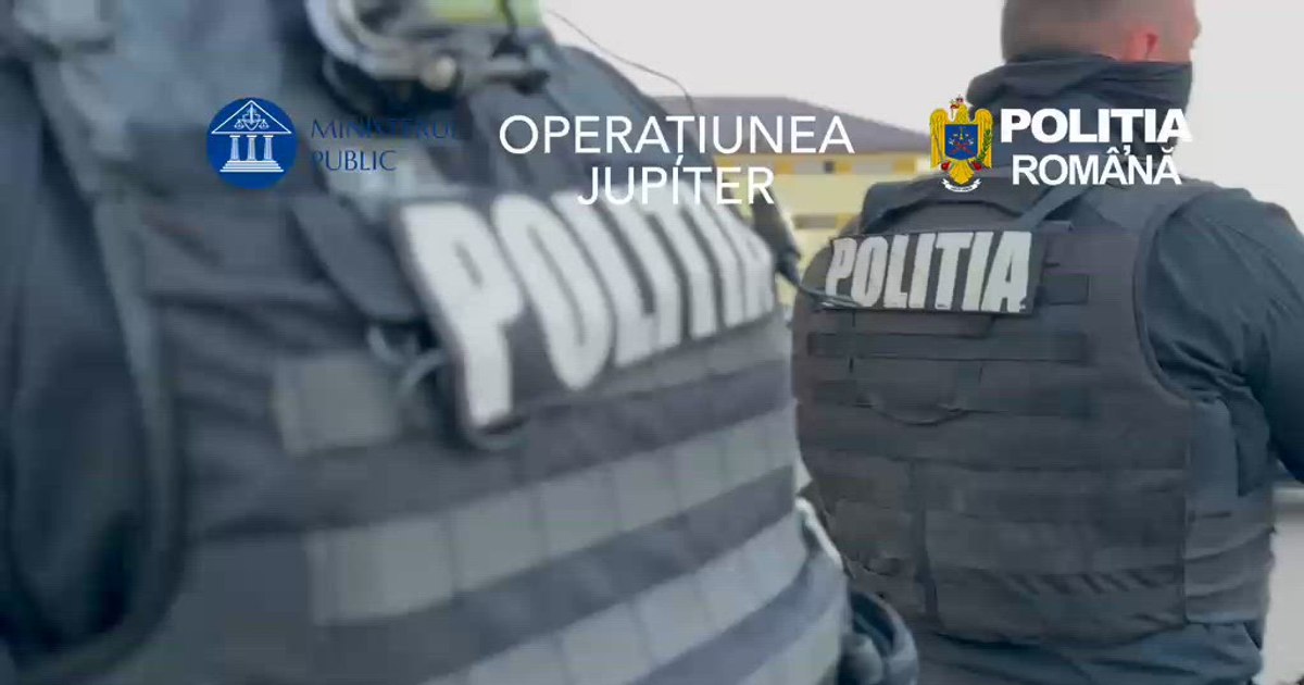 Peste 270 de percheziții în toată țara în operațiunea „Jupiter” a Poliției Române