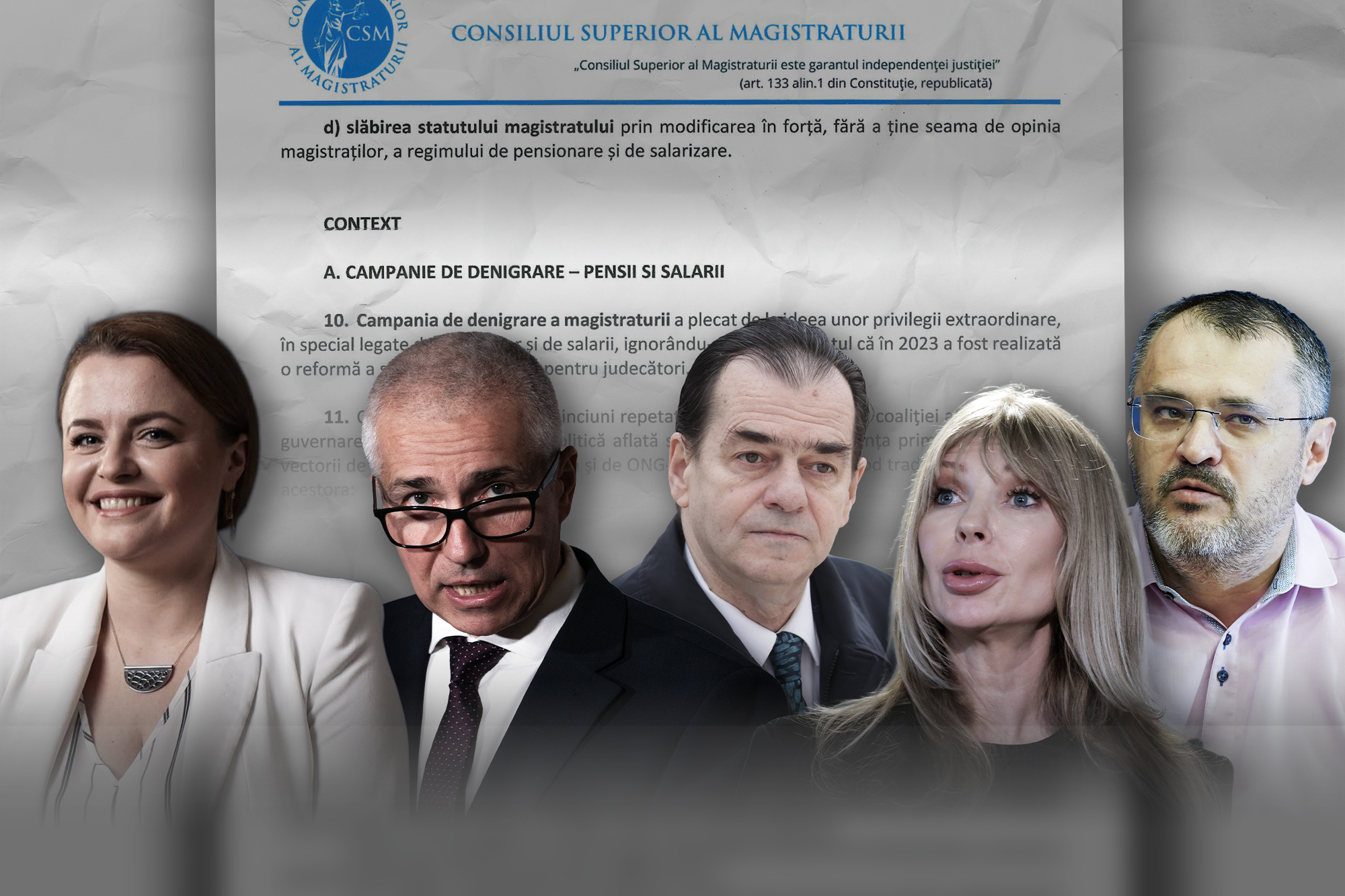 Politicieni și ONG-uri reacționează la „lista neagră” a CSM: acuzații de autoritarism și denigrare