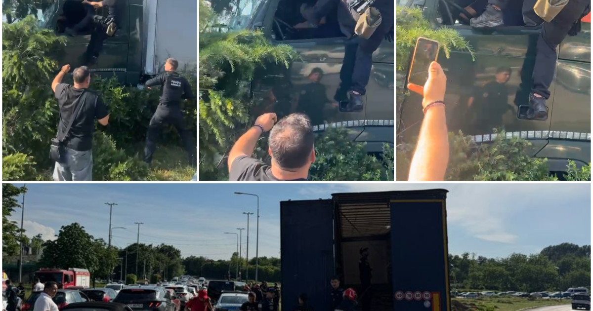 Polițist local acuzat că a agresat șoferul de TIR care a provocat accident în Constanța