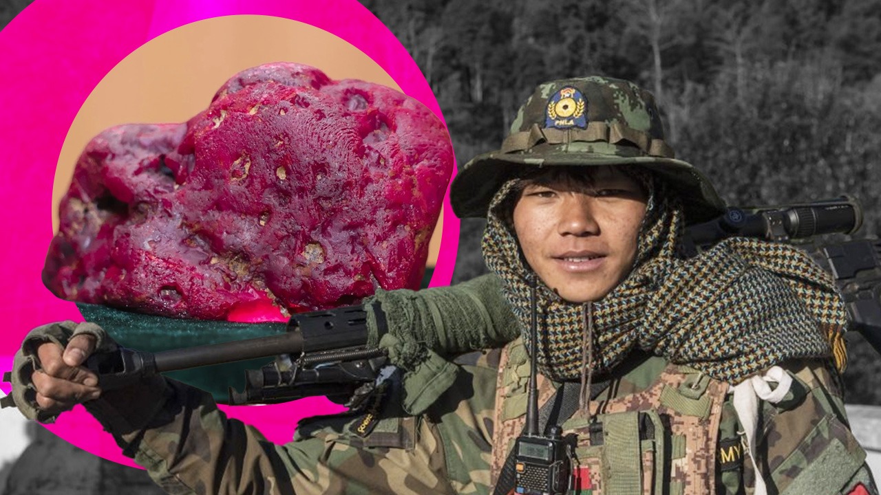Rubin uriaș de 11.000 de carate descoperit în Myanmar, estimat la sute de milioane de dolari