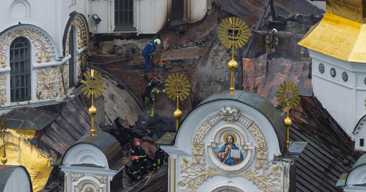 Rusia neagă atacul asupra Lavrei Pecerska din Kiev, acuză o rachetă Patriot expirată