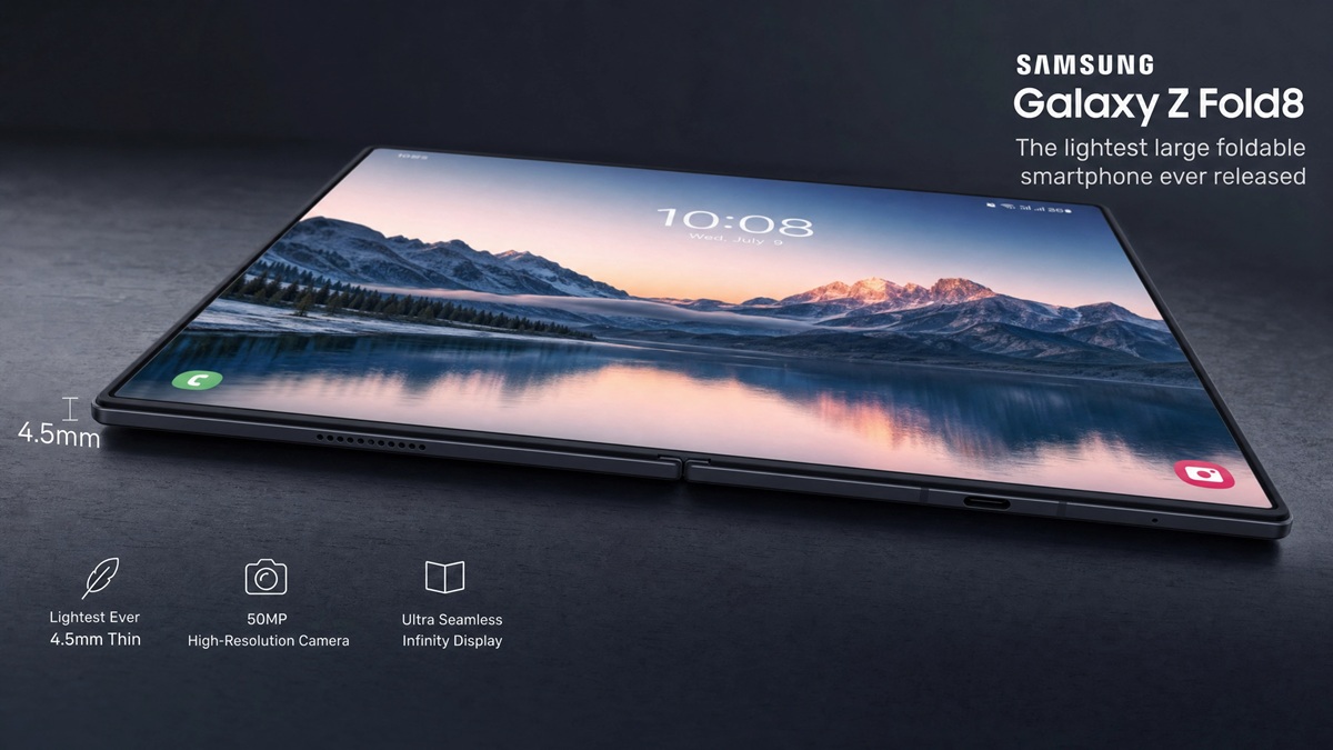 Samsung dezvăluie culorile și stocările pentru Galaxy Z Flip 8, Z Fold 8 și Z Fold 8 Ultra