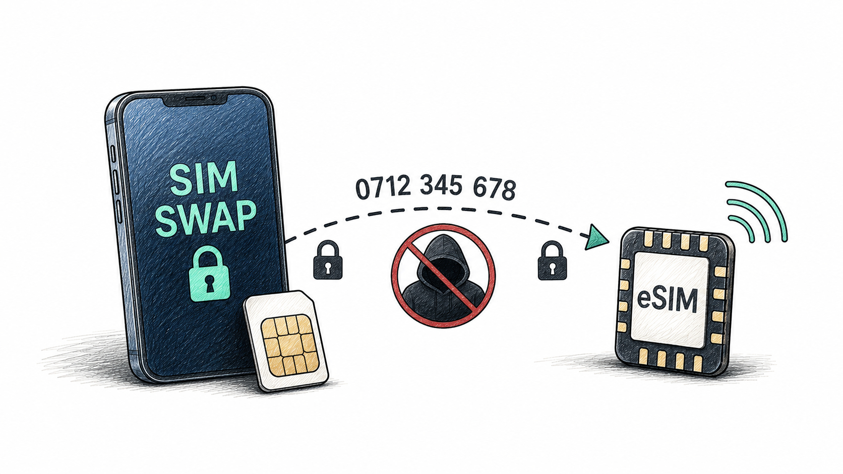 SIM swap și eSIM: portarea numărului rămâne o vulnerabilitate majoră în 2026