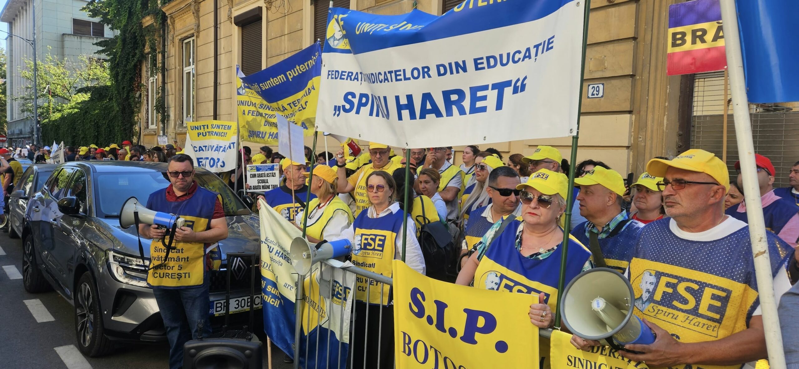 Sindicaliștii din Educație protestează miercuri în Capitală: miting la Guvern și Parlament