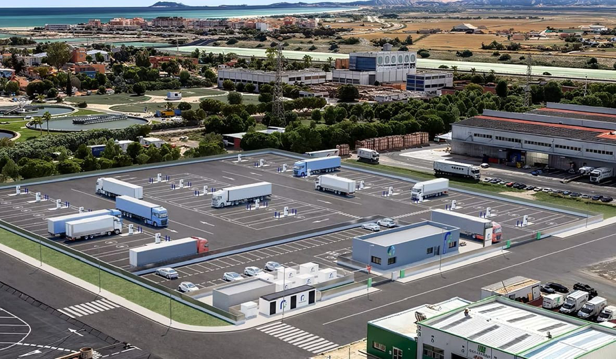 Spania construiește cel mai mare hub de încărcare pentru camioane electrice, cu 48 de porturi și conexiune de 4 MW