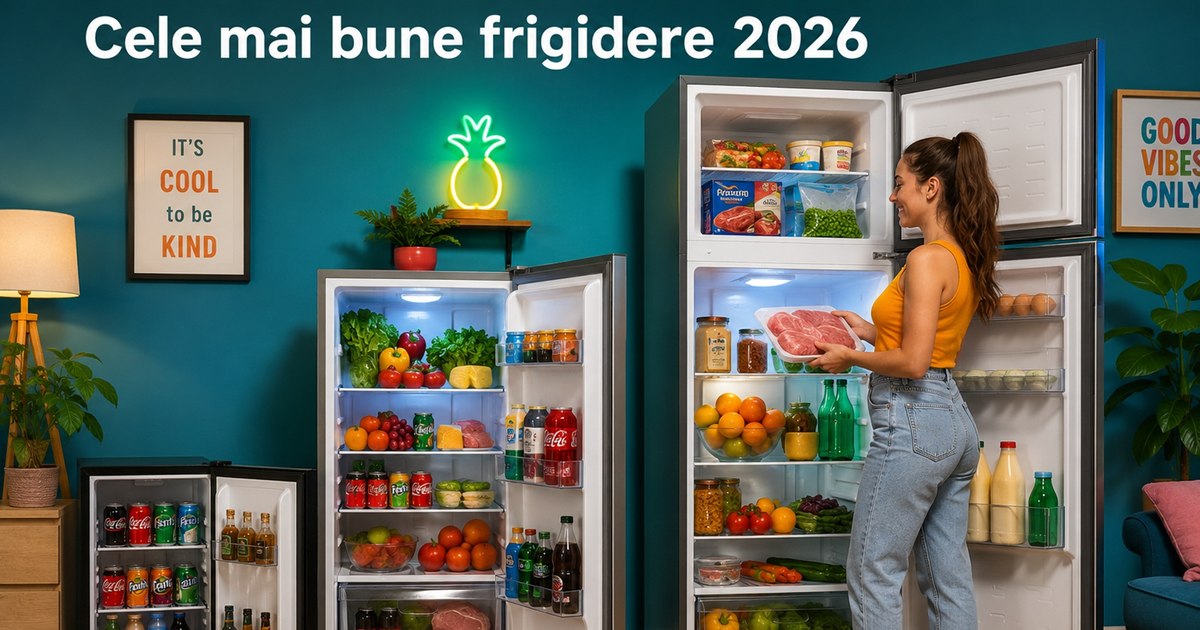 Top frigidere 2026: 5 modele recomandate de redacție, cu Arctic AD54240M40W pe primul loc